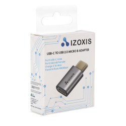 USB-C - USB micro B 2.0 Adapter Izoxis (18934)