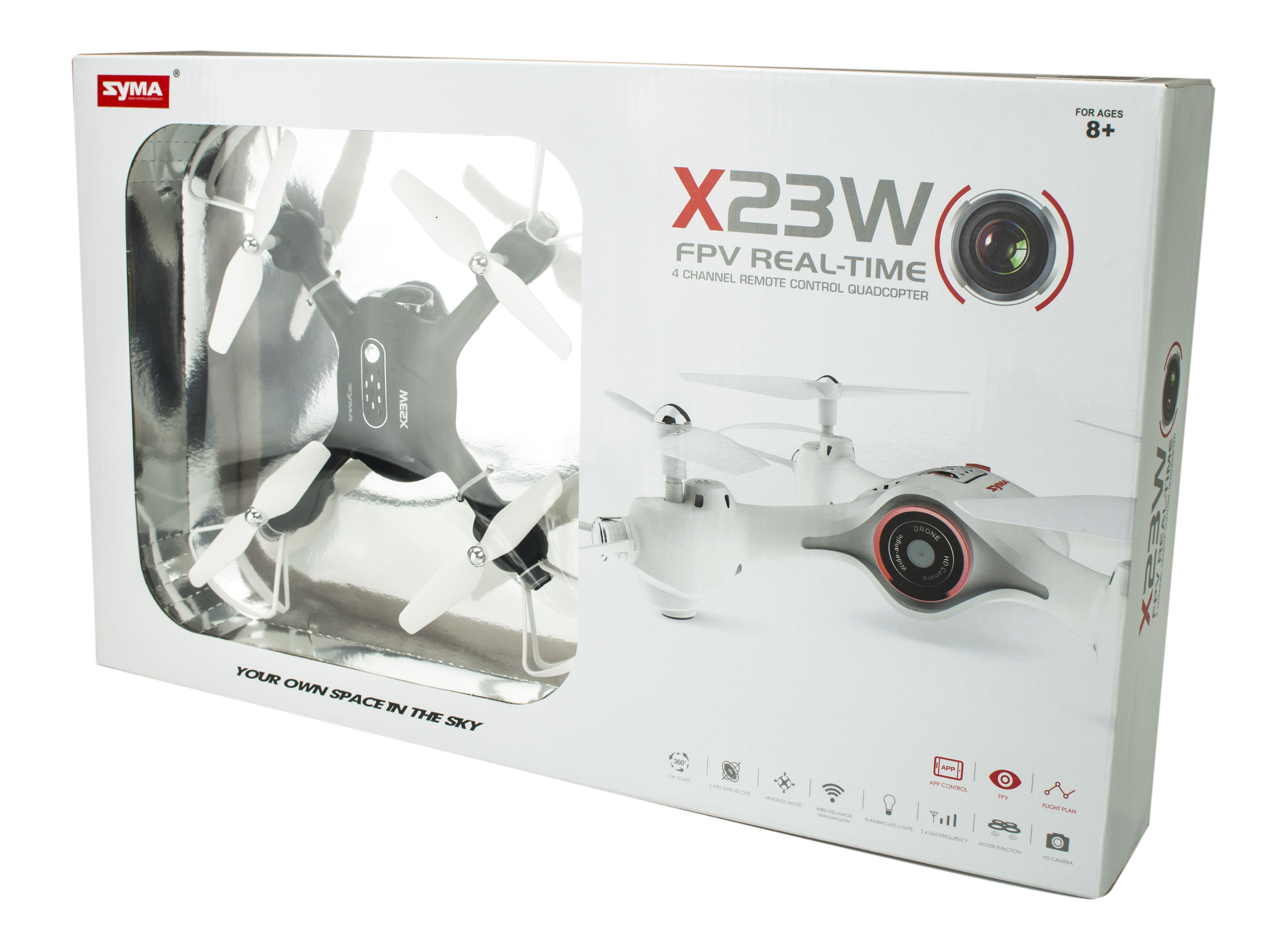 Drons SYMA X23W 2.4GHZ 4CH FPV Wi-Fi (KX9997)