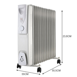 Eļļas radiators Comfort 3000W (21299)