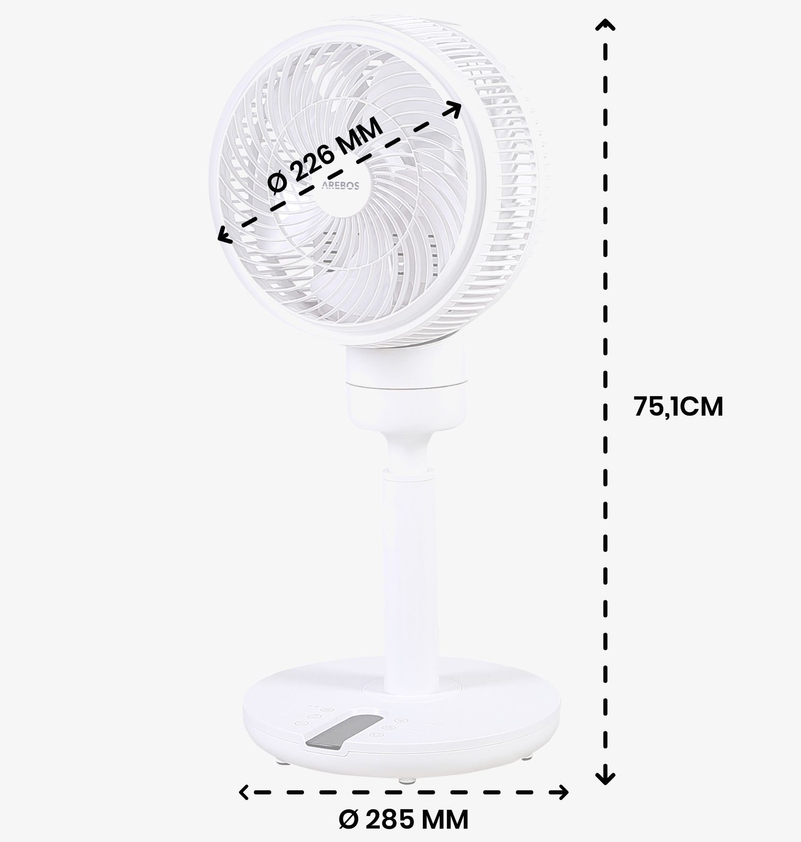 Grīdas ventilators 55 W (21466)