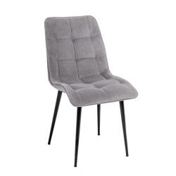 Krēsls Eva Light Grey Velvet