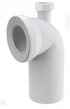 WC līkums ar pieslēgu 90° A90-90P40